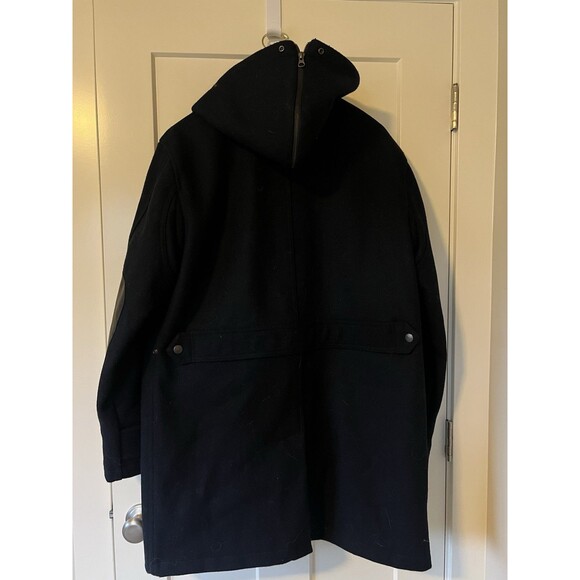 LL BEAN Men’s Wool Peacoat Parka - Picture 3 of 10